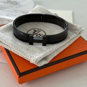 Hermes Black H Clic soho limited edition Bracelet